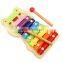2015 Christmas Gift High Quality Frog Piano Toy Wood Music Toy for Kids