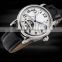 Classic design beautiful skeleton stylish stainless steel watch A016