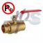 lead free brass solder ball valve