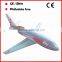 6P phthalate free PVC inflatable airplanes for promotion of air flight company