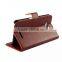 Good quality leather case with flip cover for Sony E4G stand cover case