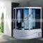 grey acrylic steam shower sauna rouse with Spa hot tub with TV