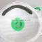 CE FFP1 disposal non-woven dust mask/respirator for industrial/personal use T210VC with valve with activated carbon