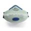 Folded disposable non-woven dust mask respirator mask N95 face mask