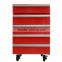 JGA Retro Style 1 Drawer 50L Mini Toolbox Refrigerator , Safe Fridge With 4 Wheels Cartoon Fridge Magnet