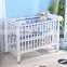 Height Adjustable Guard Wooden Baby Bed