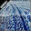 Fahion high quality african party dress fan design blue guipure nylon cotton lace A-102
