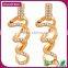 New Inventions In Japan 2016 Screw 18K Gold Plated Saudi Arabia Jewelry Sets