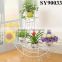 Home decorative tall iron wall flower stand