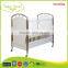 WBC-03B hot selling solid wood unfinished wooden baby crib, adult baby crib                        
                                                                Most Popular