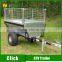 Galvanized Caged Utility ATV Box Trailer For Sales