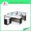newest office furniture custom made OEM aluminum low partition modern cubicle office modular workstation