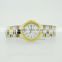 Hot selling gold plated details quartz brand name ladies watches