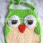 2015 Fashion Handmade Crochet Owl Women Cotton Bag