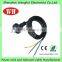Black 3 Pin Rubber Australia Power Cord for Household Appliance