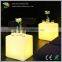 Portable garden decoration LED Cube Chair/LED Cube Furniture/Outdoor furniture