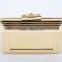 Unique design best seller in acrylic carry bag evening bags/metal clutch bags