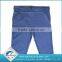 Custom Factory Price Fashion roman fabric blue pants with zipper