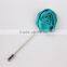 Madison Maroon Ribbon Boutonniere Flower Lapel Pin