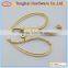 New style musical note metal big handle for lady's handbag