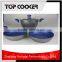 4pcs Forged Aluminum Living Stone Blue Marble Cookware Set