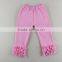 Wholesale Cute Comfortable 100% Cotton Ruffled Capris For Kids