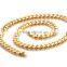 New Hot 18K gold filled women's men's gold chain, fashion stainless steel jewelry neck chain