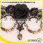 flower handmade gold shoe lace foot chain