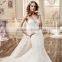 VDN49 Sweetheart Neckline Bridal Wedding Party Gown 2016 Full Length Long Train Mermaid Appliqued Lace Wedding Dresses Crystals