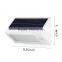400 Lumen Waterproof Solar Powered Outdoor Motion Sensor Detector Wall Light Sconces Stairway Path Garage Patio Lighting Secur
