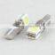 Error Free Canbus T5 2-SMD-5050 Instrument lamp Dashboard Warning Indicator Light LED White Lights Wedge Bulbs