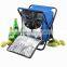 Insulated Coooler Compartment Metal Folding Chair