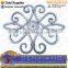 wrought iron brand BenXiang ornamental rosettes for house decoration