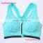 High Quality Wholesale Zip Seamless Yoga Sports Bra Custom