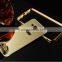 Luxury Gold Plating Aluminum Metal Frame + Mirror Acrylic Back Case For Samsung Galaxy S6/S6 edge/S7/S7 Edge