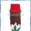 100% Acrylic Women Christmas Pudding Knitting Mittens