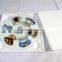 High quality Tempered glass lazy susan rotating tray
