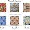 Top Quality Glass And Resin Mixed Strips Mosaic for Backsplash And Wall in Kitchen