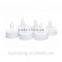 Set of 6 flickering tea lights