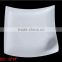 H9742 wholesale manufactorers high white plate porcelain white square