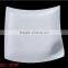 H9742 wholesale manufactorers high white plate porcelain white square