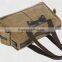 Khaki cotton canvas handbags wholesale