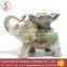 Home Ornament Ceramic Elephant With Tray