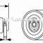 H8K 25W Aluminium Alarm Reflex Horn Speaker
