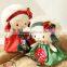 Wholesale Cheap Price  Custom Plush Blue Sleeping Teddy Bear Toy