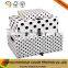 Custom Polka Dot Printed Gift Box Cardboard Packaging Box Paper Storage Box