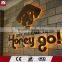 High quality backlit 3d lighted logo illuminated letter sign led metal advertising boards
