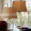 SAA Australia style bear bottle shape clear glass table lamp for dressing table decor