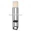 2017 hotel decorative vintage bedroom floor lamp with linen shade good for inn decor high end
