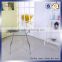 New Design Square Two Layers Clear Glass Dining Table DT-0008